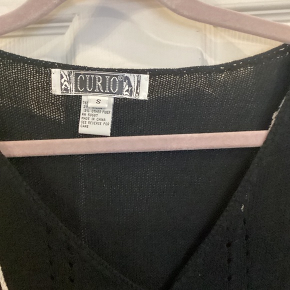 NWOT CURIO sweater vest tunic small - Picture 3 of 4